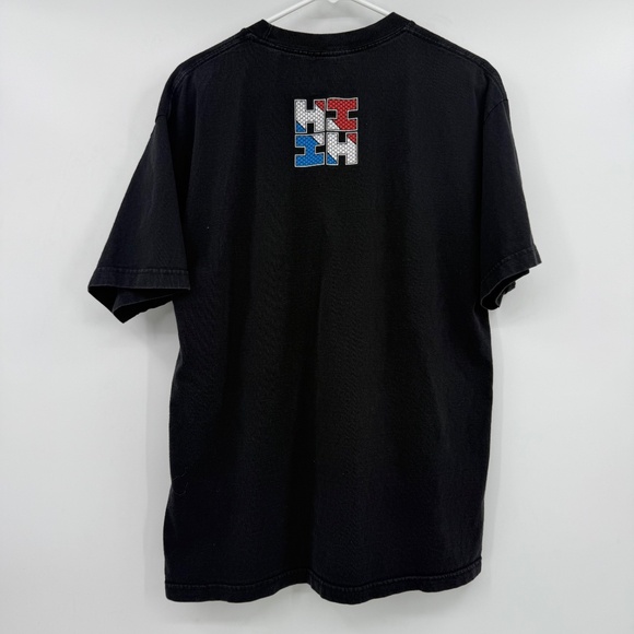 Hawaiis Finest T Shirt Men Large Black Faded Tribal Logo Graphic 2018 Crew Neck - Picture 4 of 10